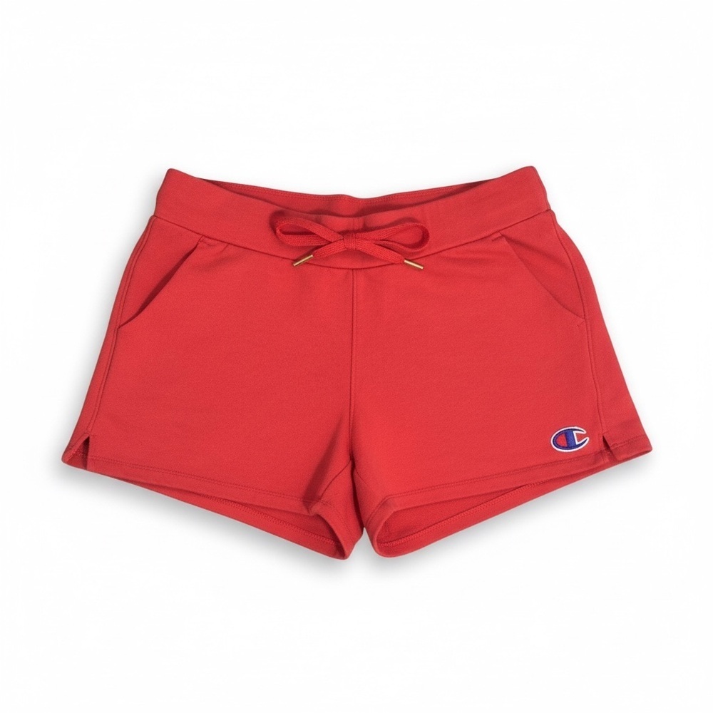 Champion Red Sweatshorts Small Drawstring Lounge Shorts